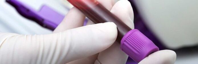 blood to test for parasites